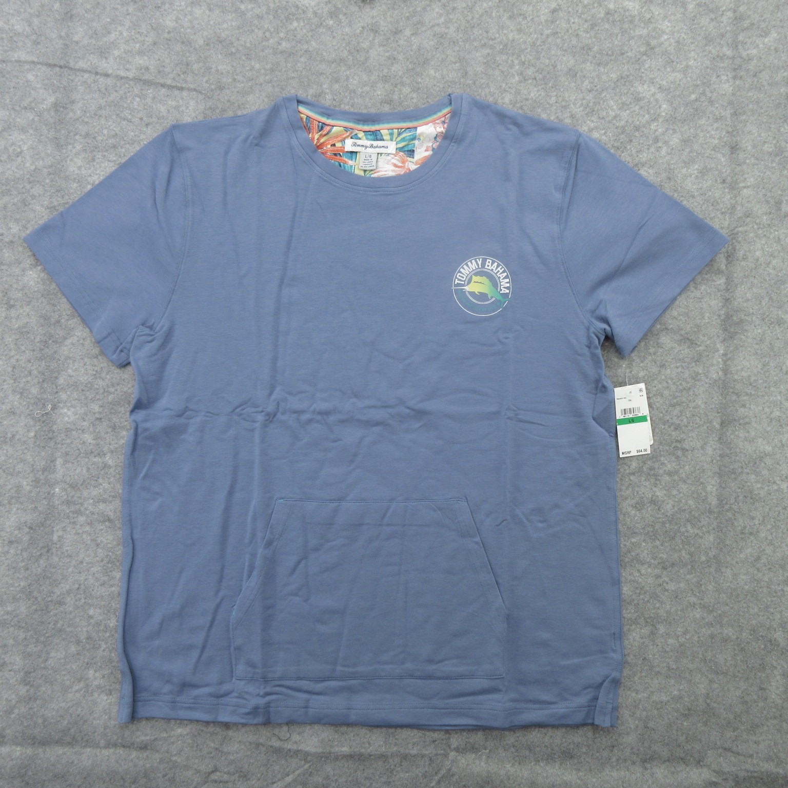 Tommy Bahama Mens Terry Short Sleeve Crew T-Shirt Size S M L XL XXL 3XLT New