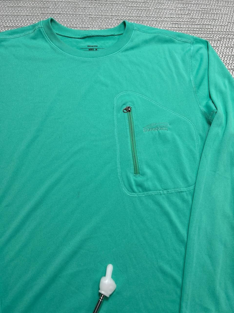 Patagonia Tropic Comfort Shirt Mens Medium Blue Fleece *Logo