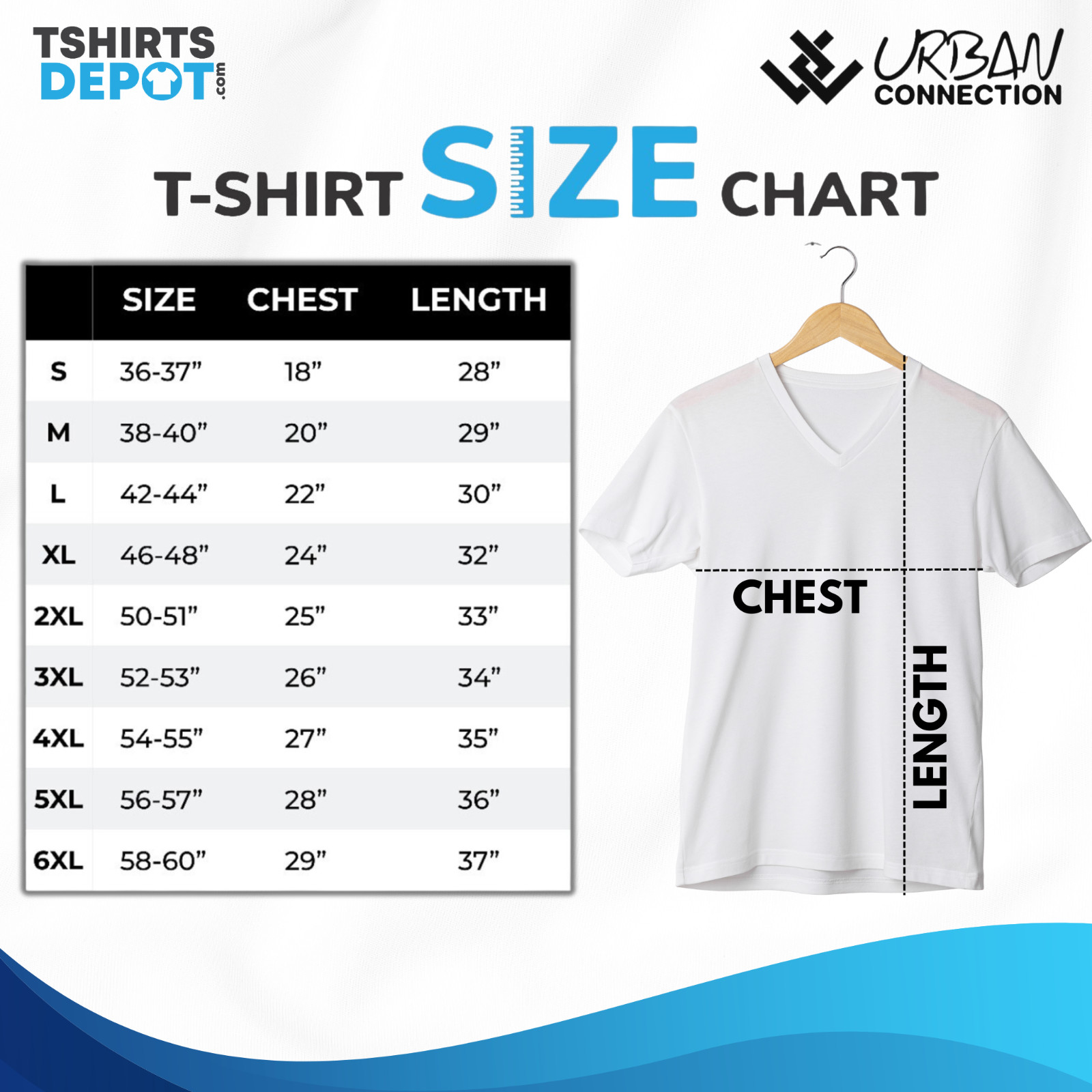 Pack of 12 Shirts | White V-Neck T-Shirt | Urban Connection | Sizes: Small – 6XL