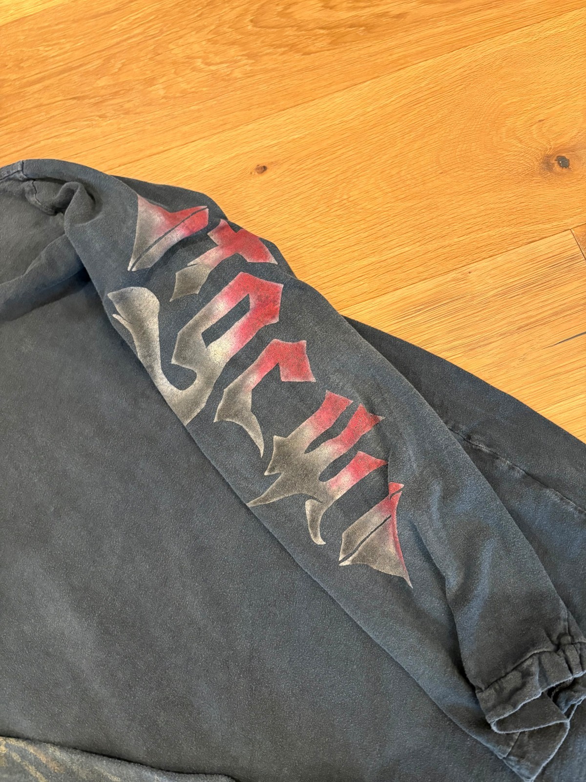Vintage The Great China Wall Tattoo Long Sleeve RARE Large