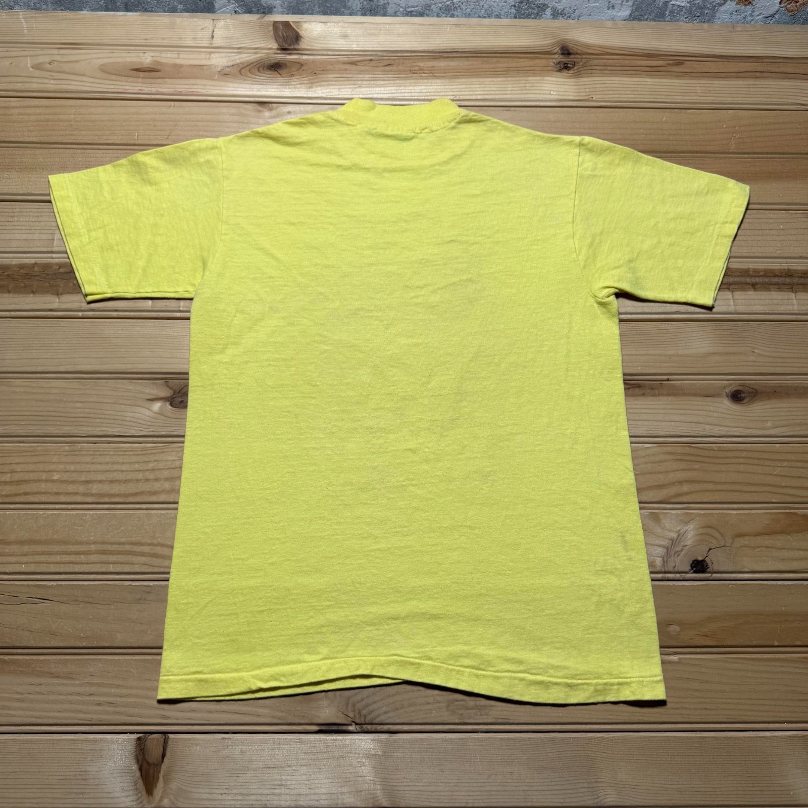 Vintage 70s Give Peas a Chance Food Co-op Good Karma Quotes Shirt USA Size Small