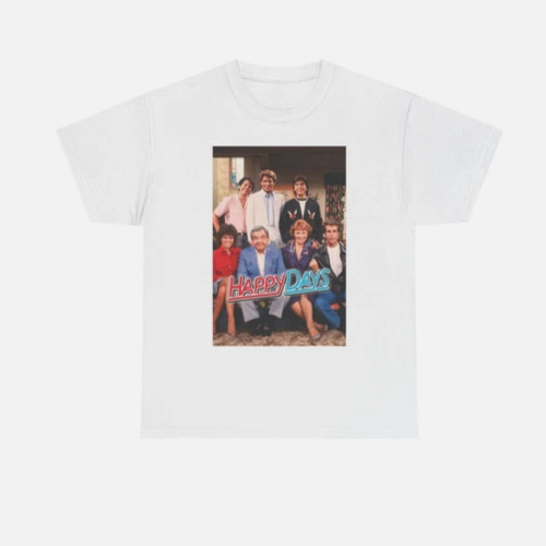“Happy Days” Vintage Retro TV Series Unisex Heavy Cotton Graphic Tee NEW