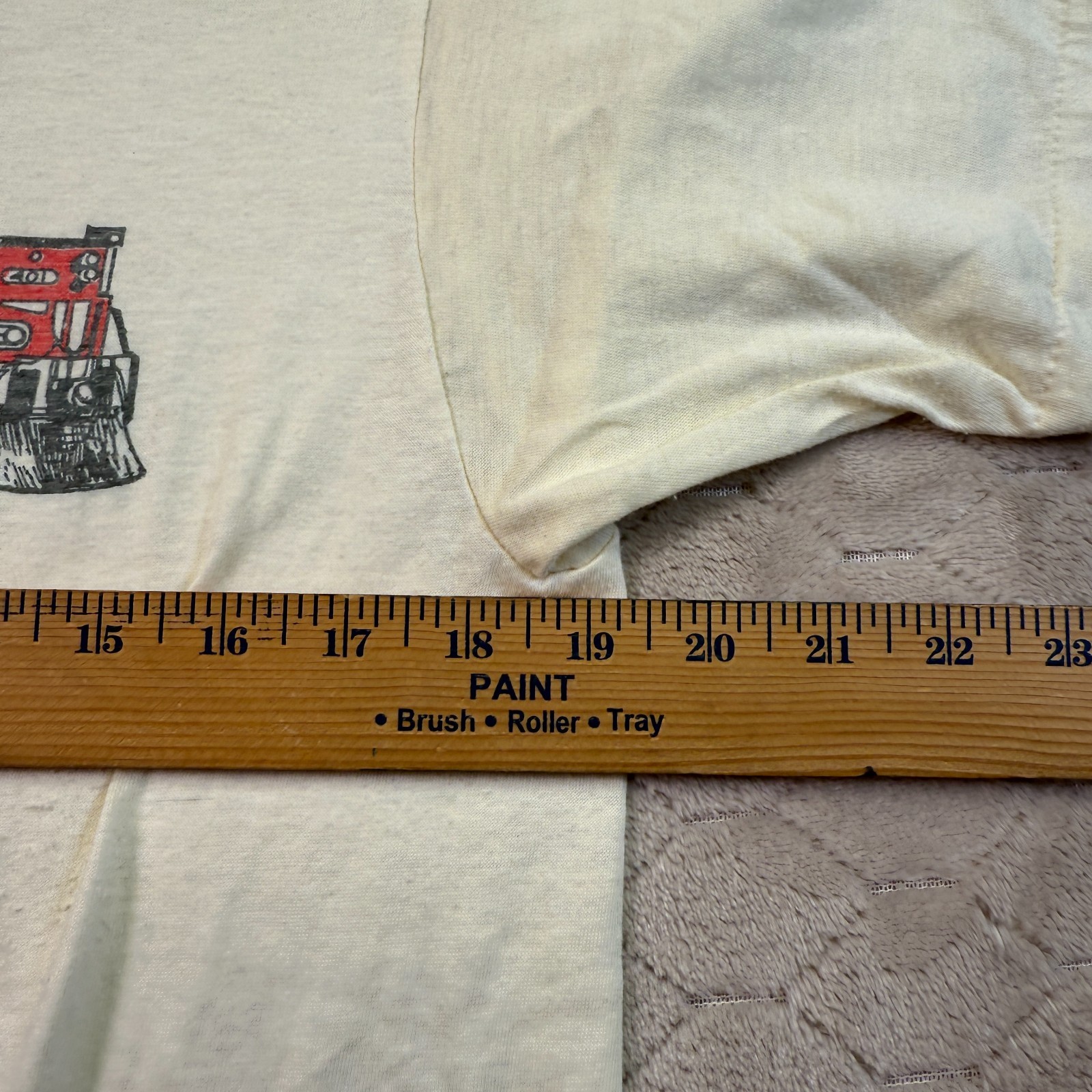 VTG 80s Ely Nevada Railway Train Museum Shirt Sz Lg Alore Tag Single Stitch WORN