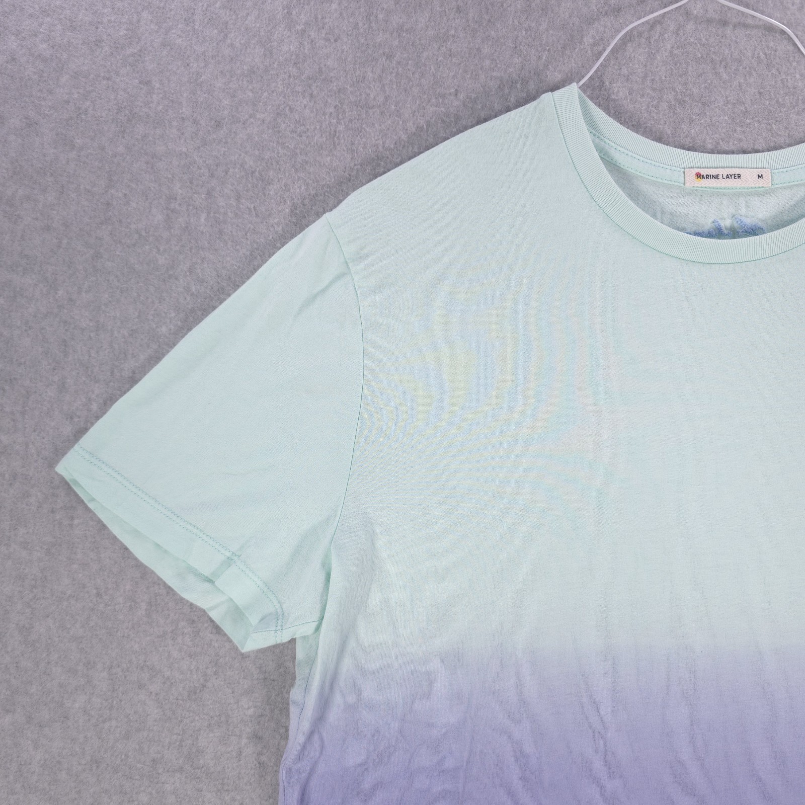 Marine Layer Signature Crew Tee Gradient Modal Casual Shirt Mens Medium