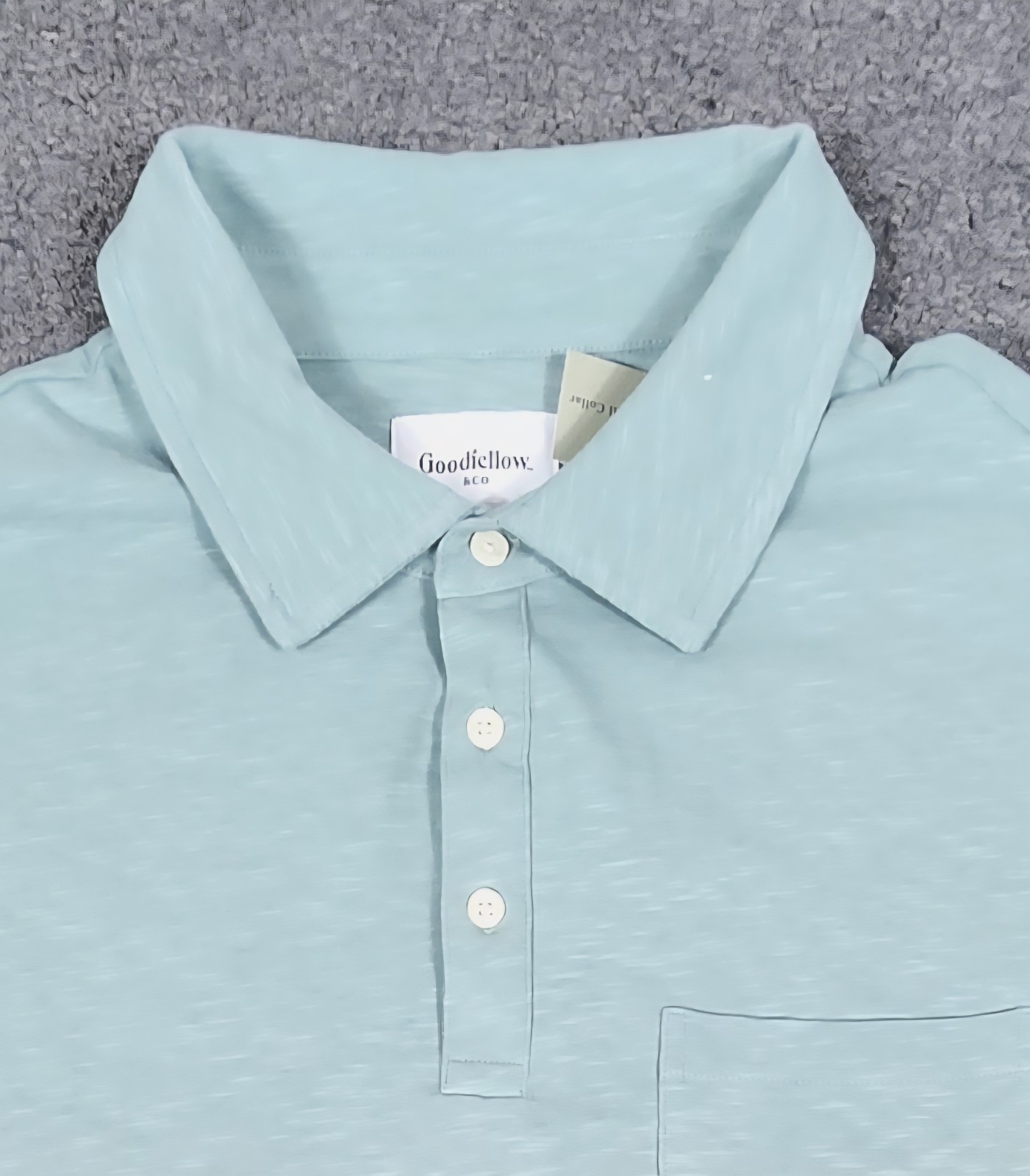 Men’s Polo Shirts Short Sleeve MEDIUM Green Orange 2 PACK Goodfellow 100% Cotton