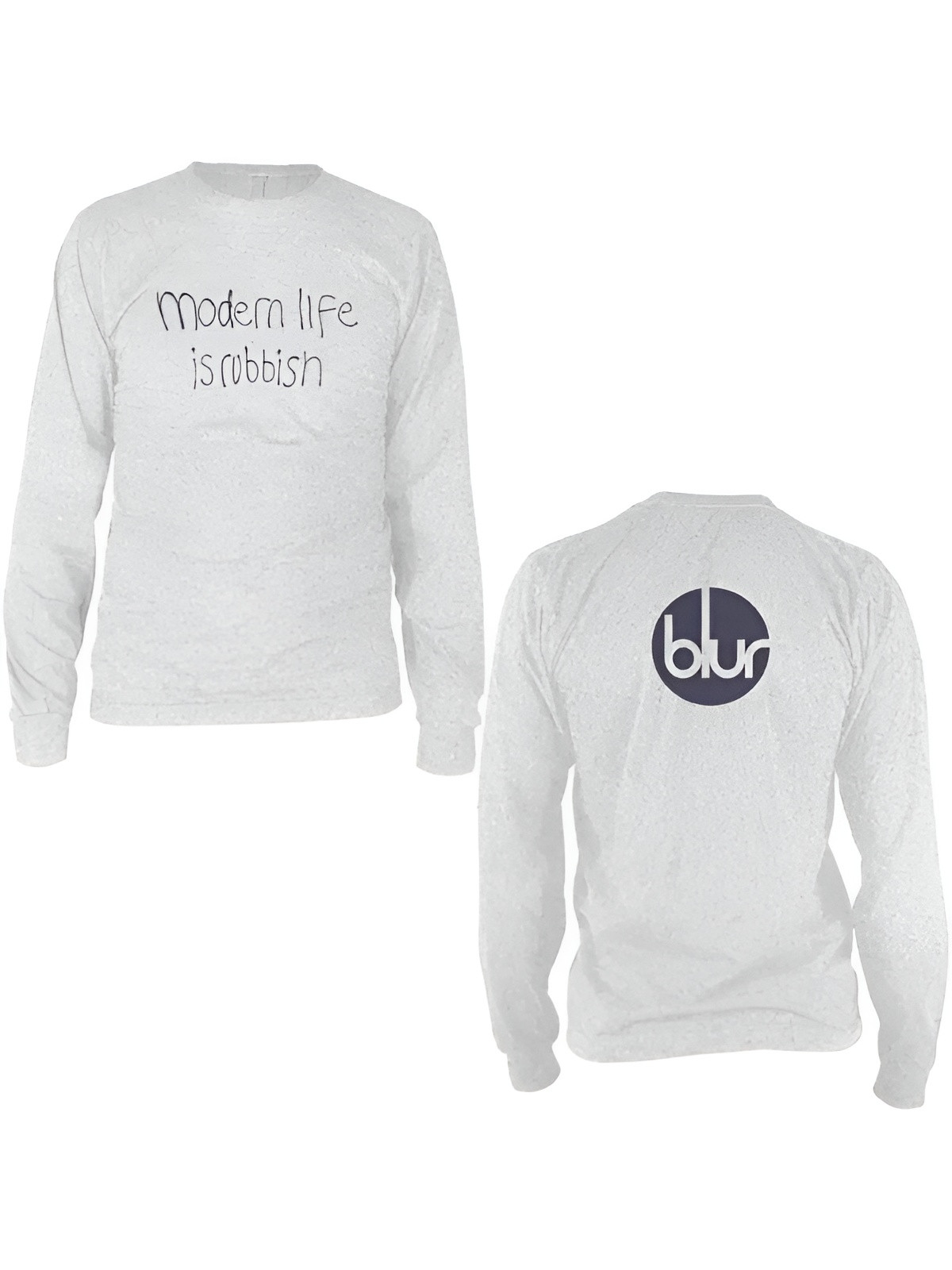 Authentic Blur Modern Life Is Rubbish Long Sleeve T-Shirt S-2XL NEW