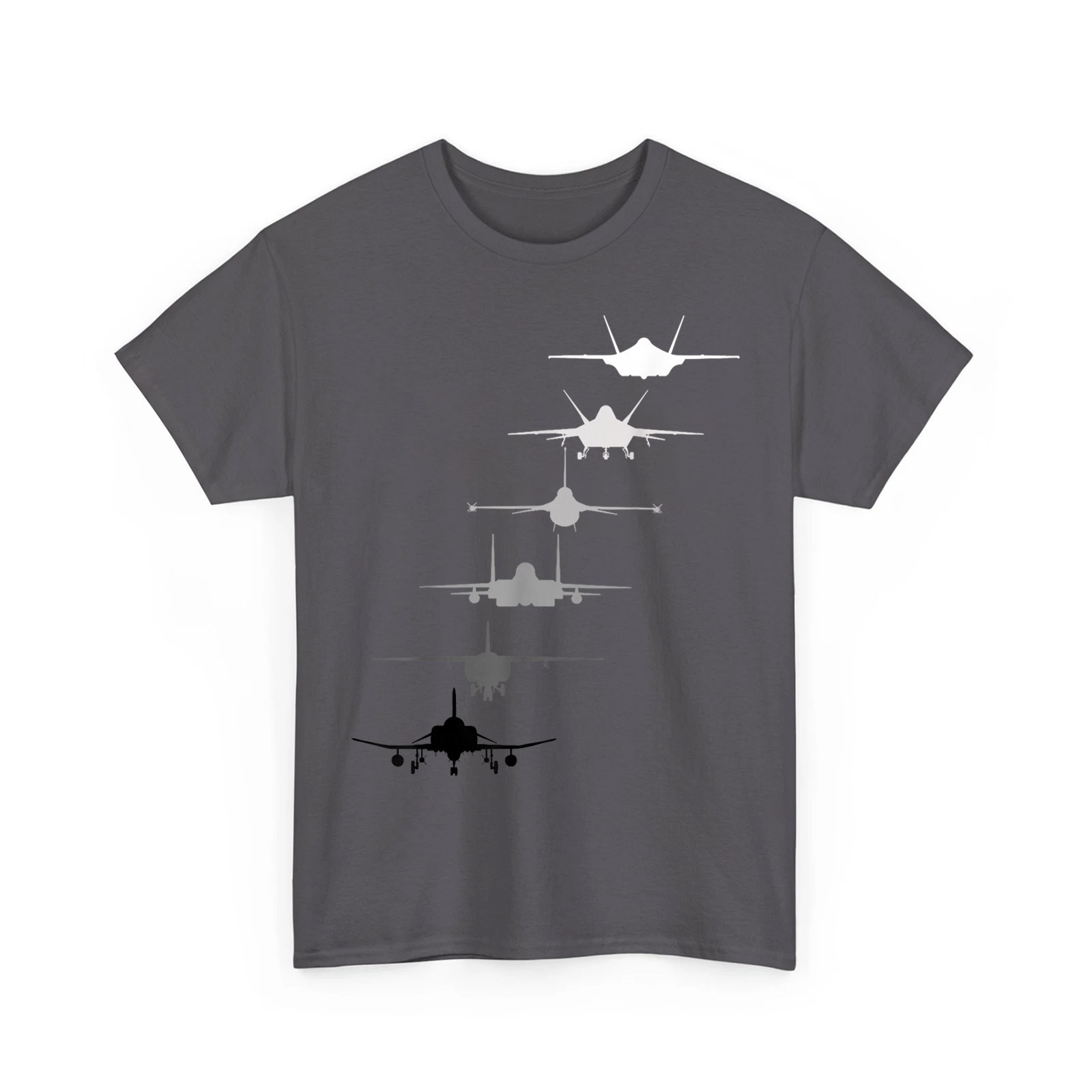 Air Force Fighter Jets F-4 F-111 F-15 F-16 F-22 F-35 Military T-Shirt