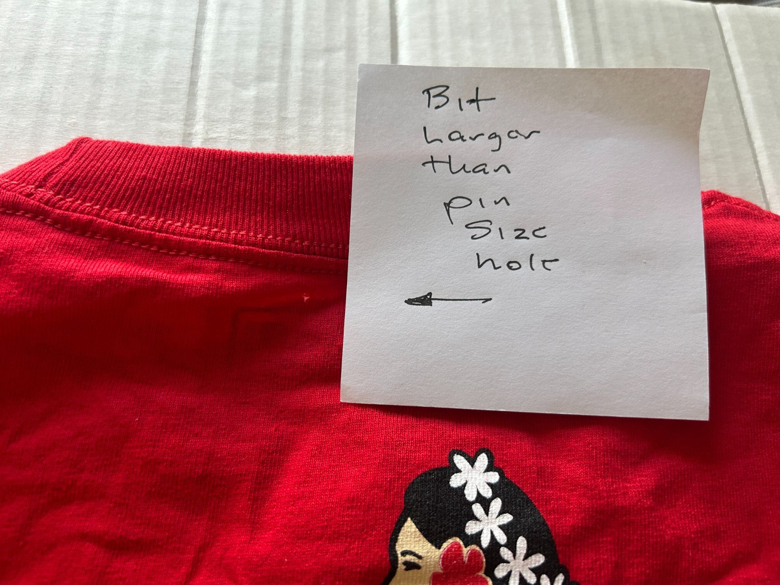 HINANO TAHITI TAHITIAN GIRL SIZE L RED SHORT SLEEVE T-SHIRT…SEE DESCRIPTION