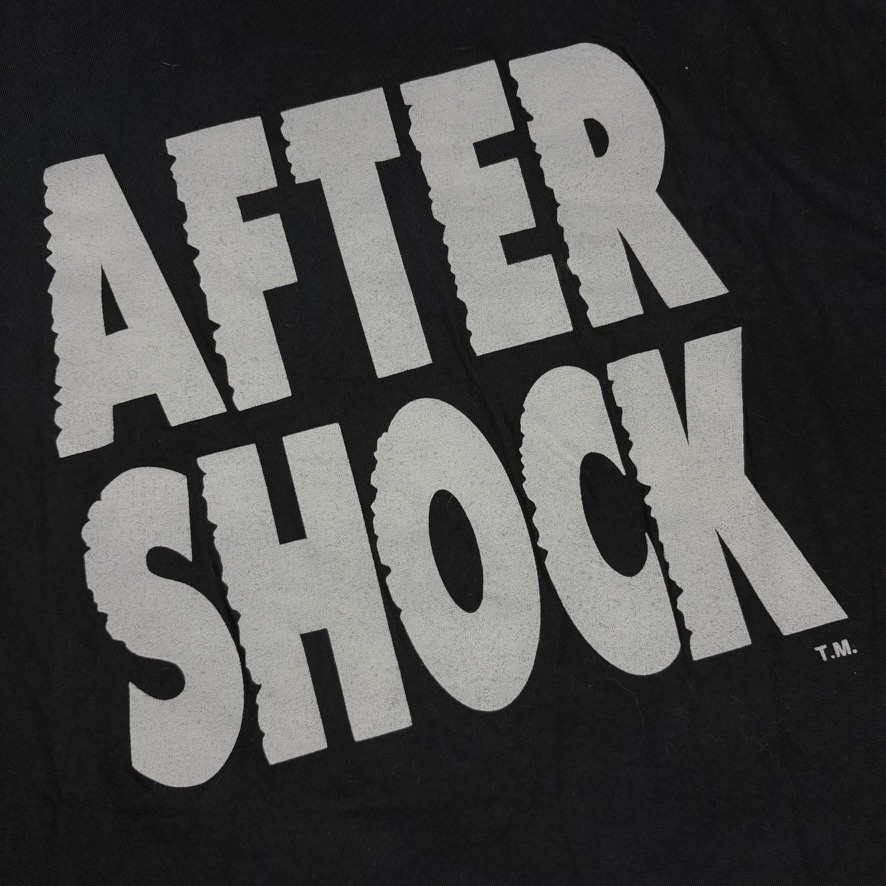 Vintage Aftershock T-Shirt XL Black Murina USA Single Stitch Liquor Promo Tee