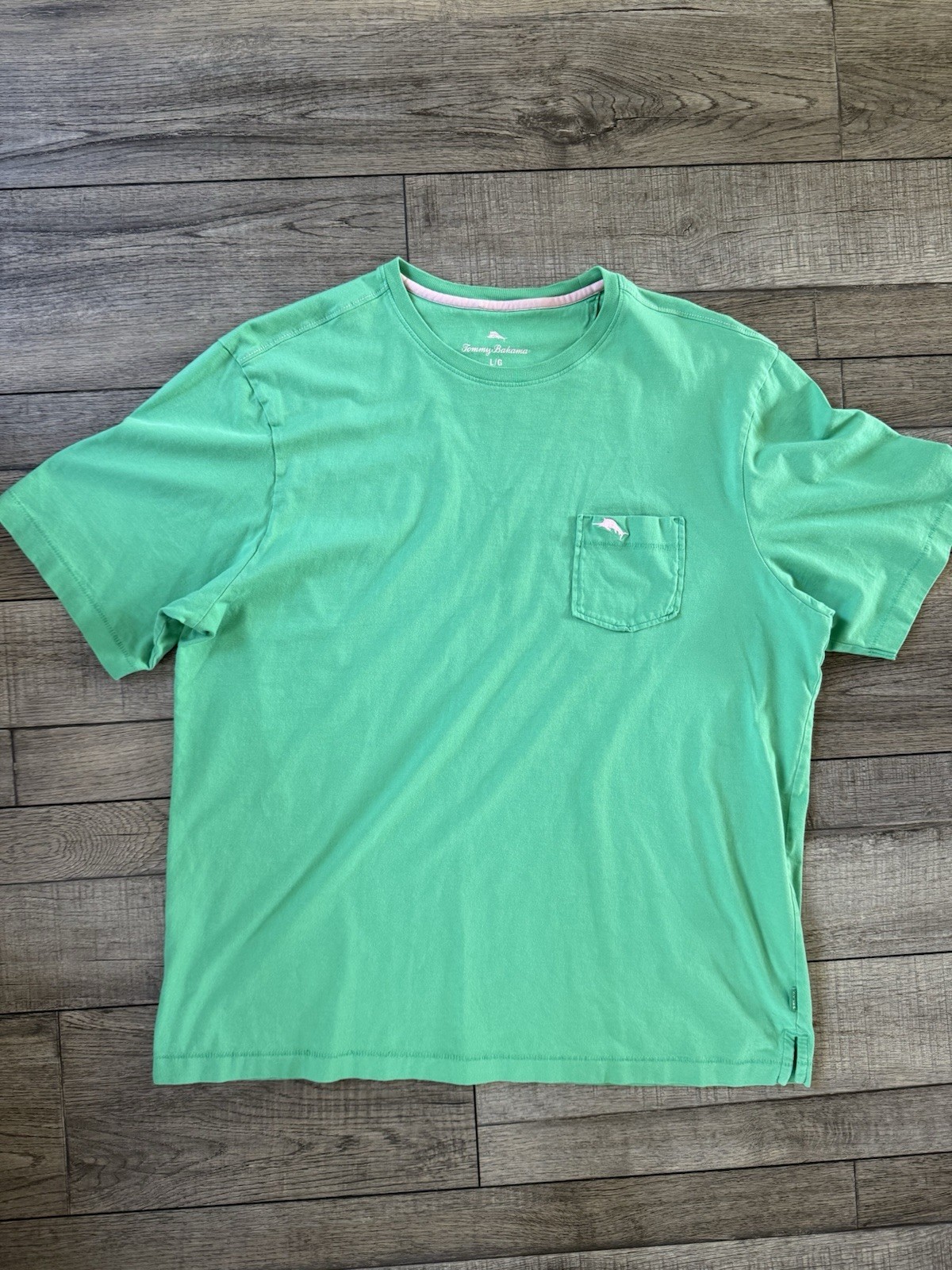 Tommy Bahama Men’s Lot of 3 Solid Pocket Logo Short Sleeve Crew T-Shirts L/G