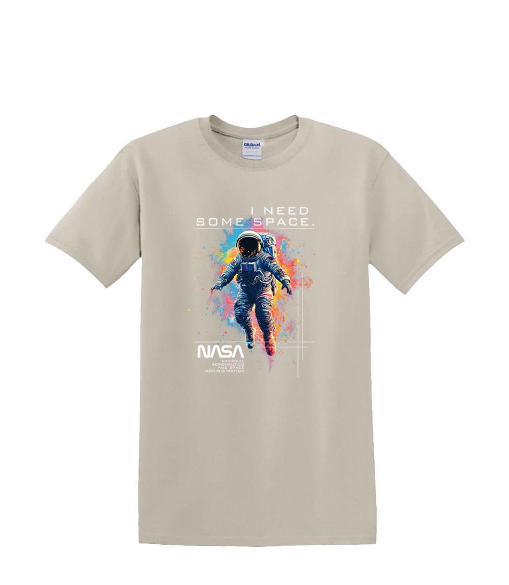 TRANSFER – n a s a I need my space ASTRONAUT fun humor adult