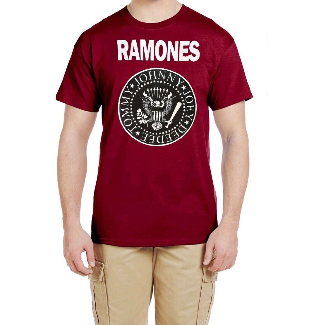 RAMONES PUNK ROCK Black T Shirt