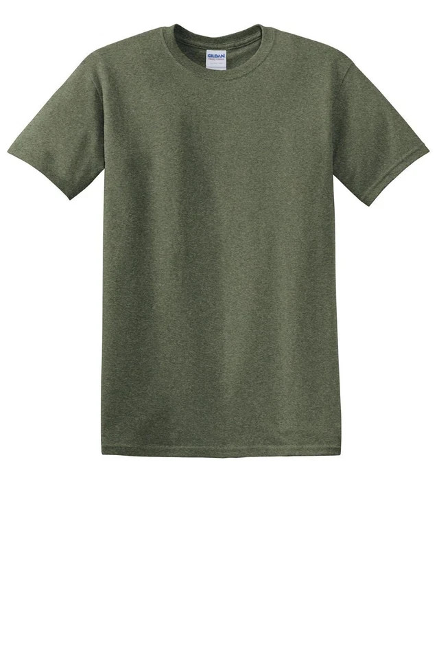 6 Pack Gildan 5000 Men’s T-Shirt Heavy Cotton Short Sleeve Plain Blank Tee S-3XL