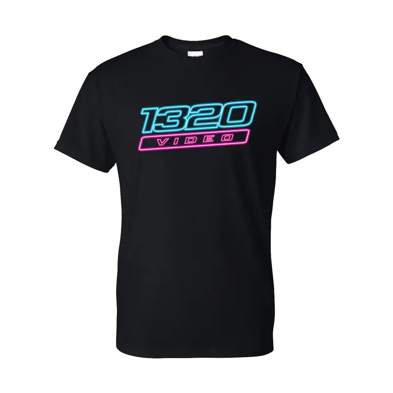 1320 Video Late Night Racing League T-Shirt ? Neon Lights Street Racing Vibes