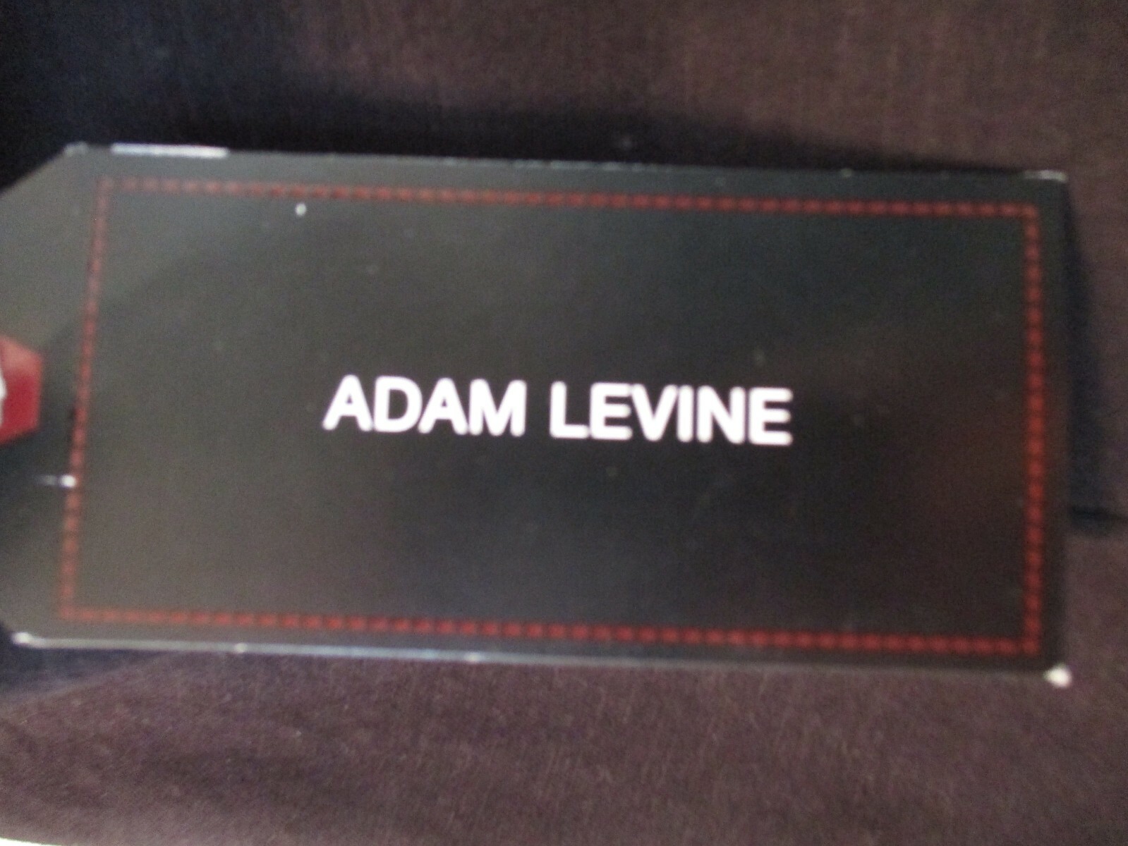 Adam Levine NWT Unisex Men’s Size M Los Nowhere Black Tee Free Shipping