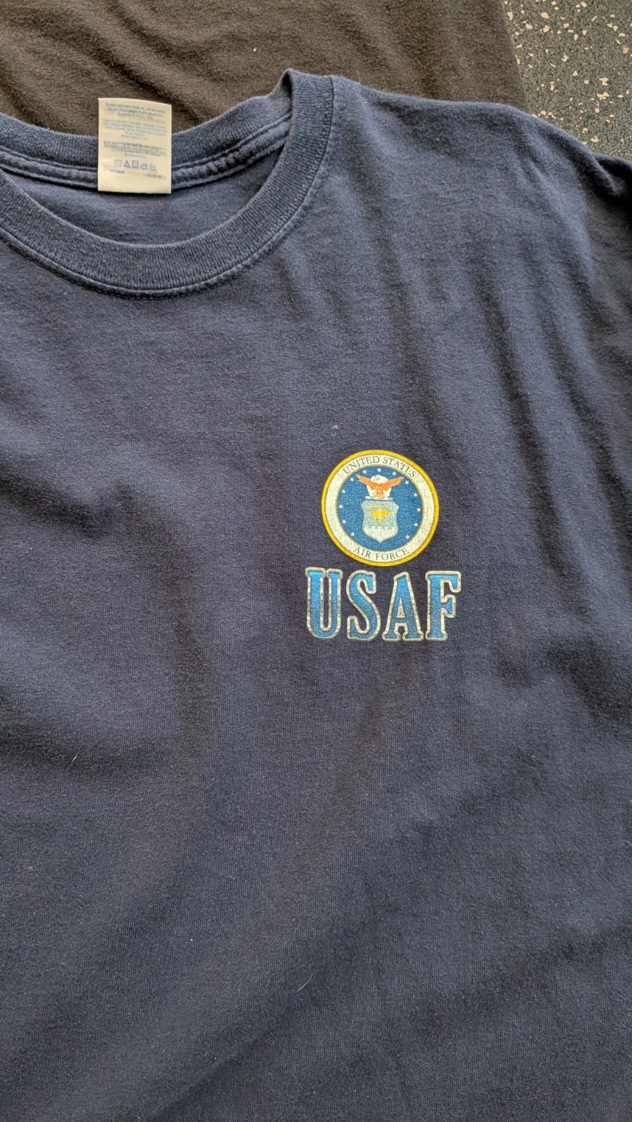Vintage Military TShirt Bundle Lot of 6 Army USAF Air Show POW/MIA Sizes M-2XL
