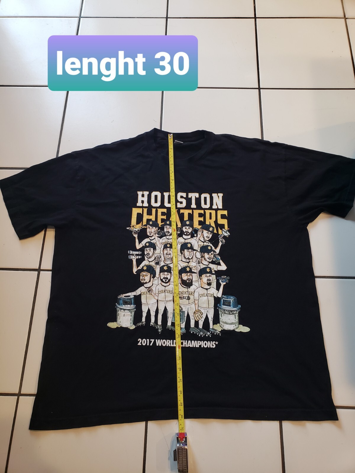 Undefeated “Houston Cheaters 2017” T-Shirt- 2XLarge