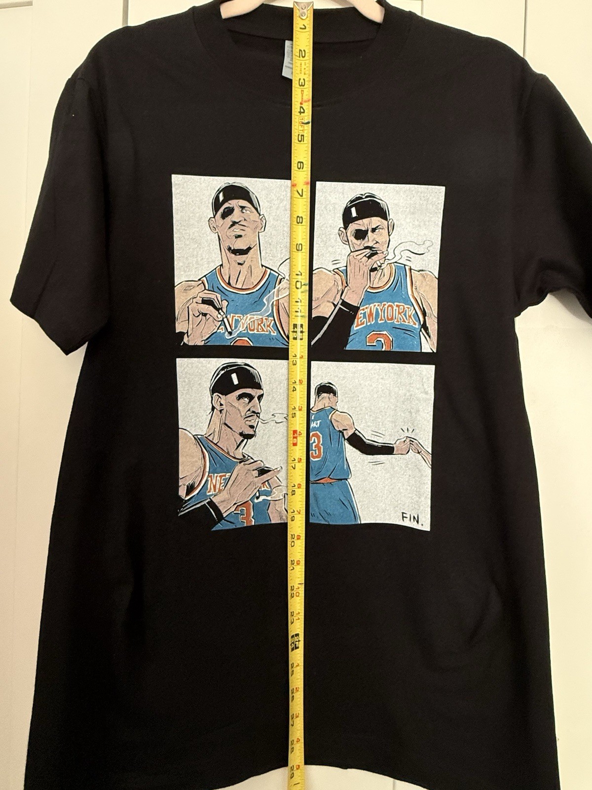 Josh Hart Knicks Graphic T-Shirt Men’s M Short Sleeve Crew Neck 2026 NBA Finals