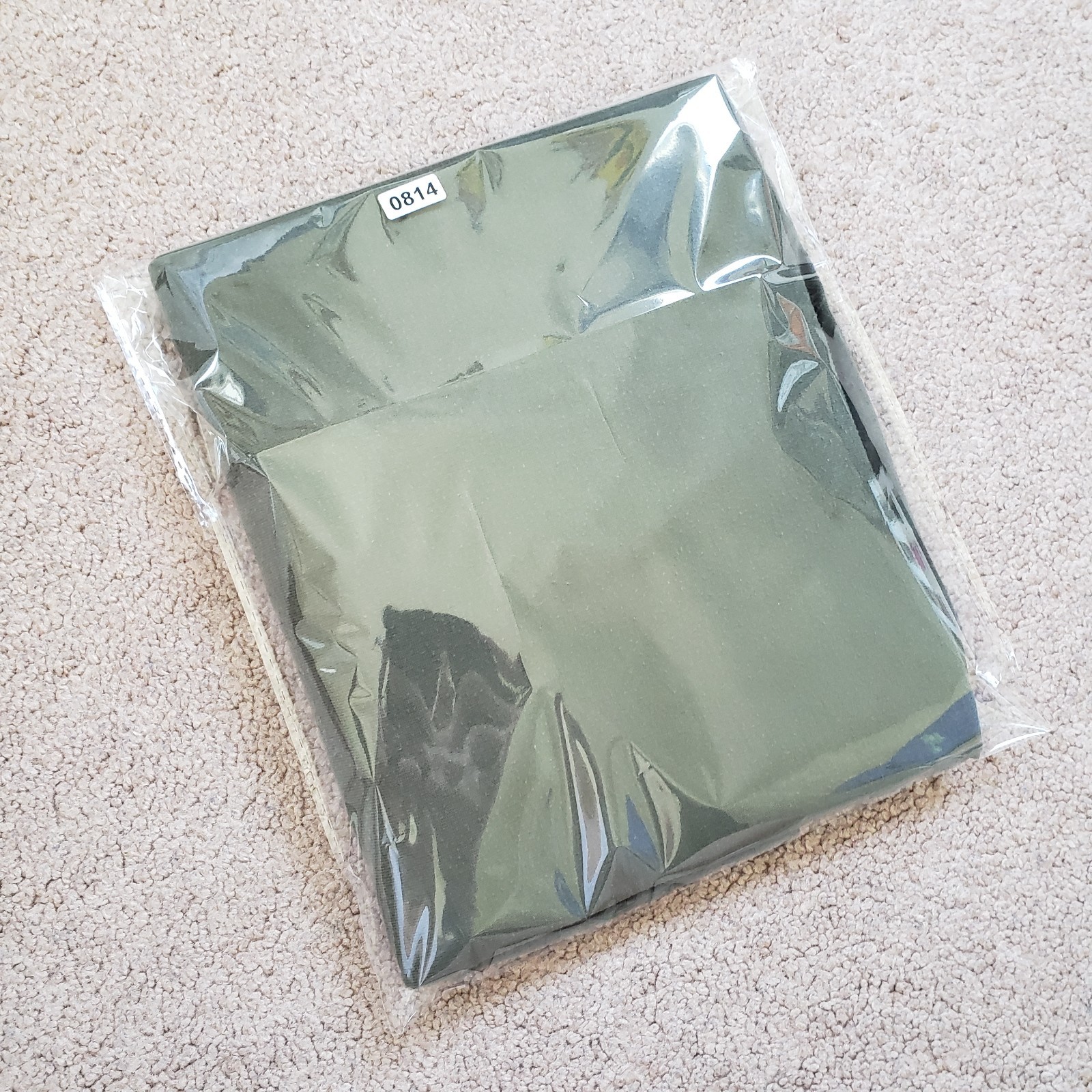 Vintage 90s Cabelas Plain Sz Large USA Made Olive Green T-Shirt Blank Outdoors