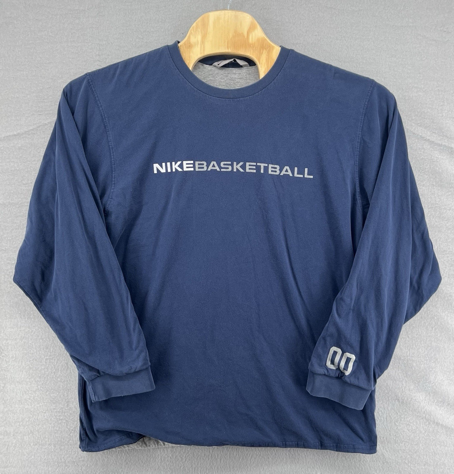 Vintage Nike Basketball Double Face Reversible Long Sleeve Shirt Men’s XL Y2K