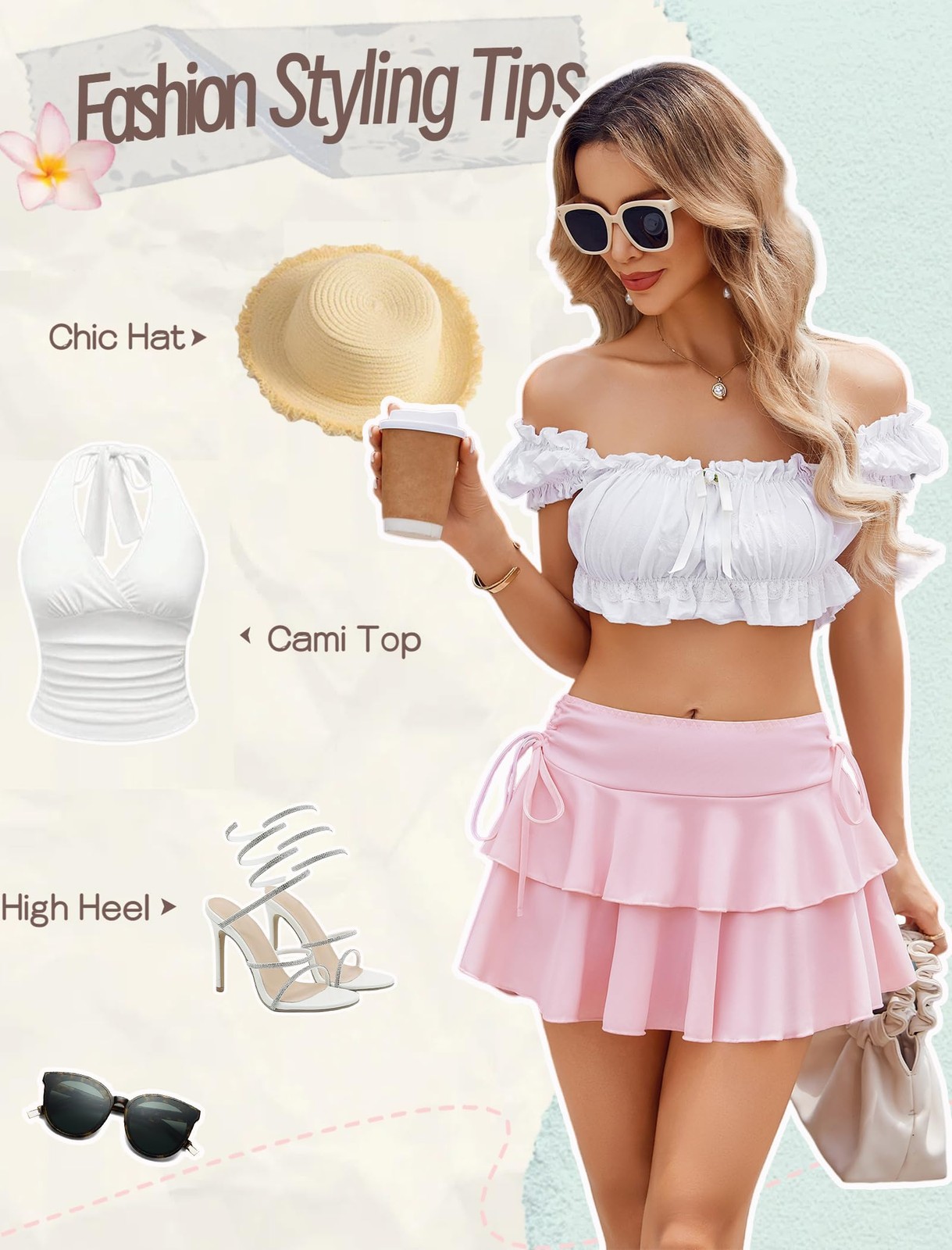 Micro Skirts for Women Y2K Pleated Tennis Skirt Mini Ruffle Skirt Thanksgivin…