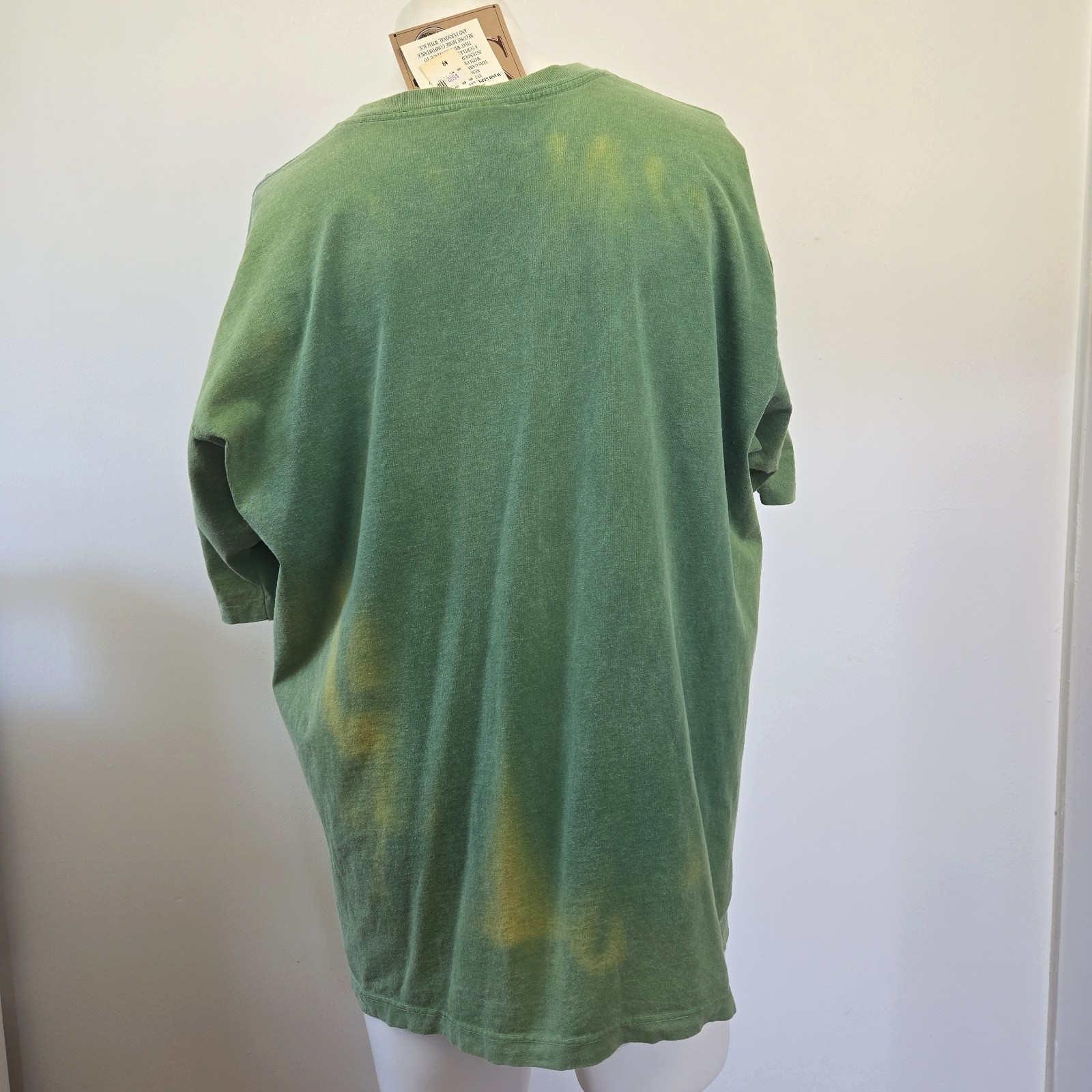 VTG Deadstock 90s Spirit Lake Outfitters Yukon River Wolf T Shirt Sun Tag XL USA