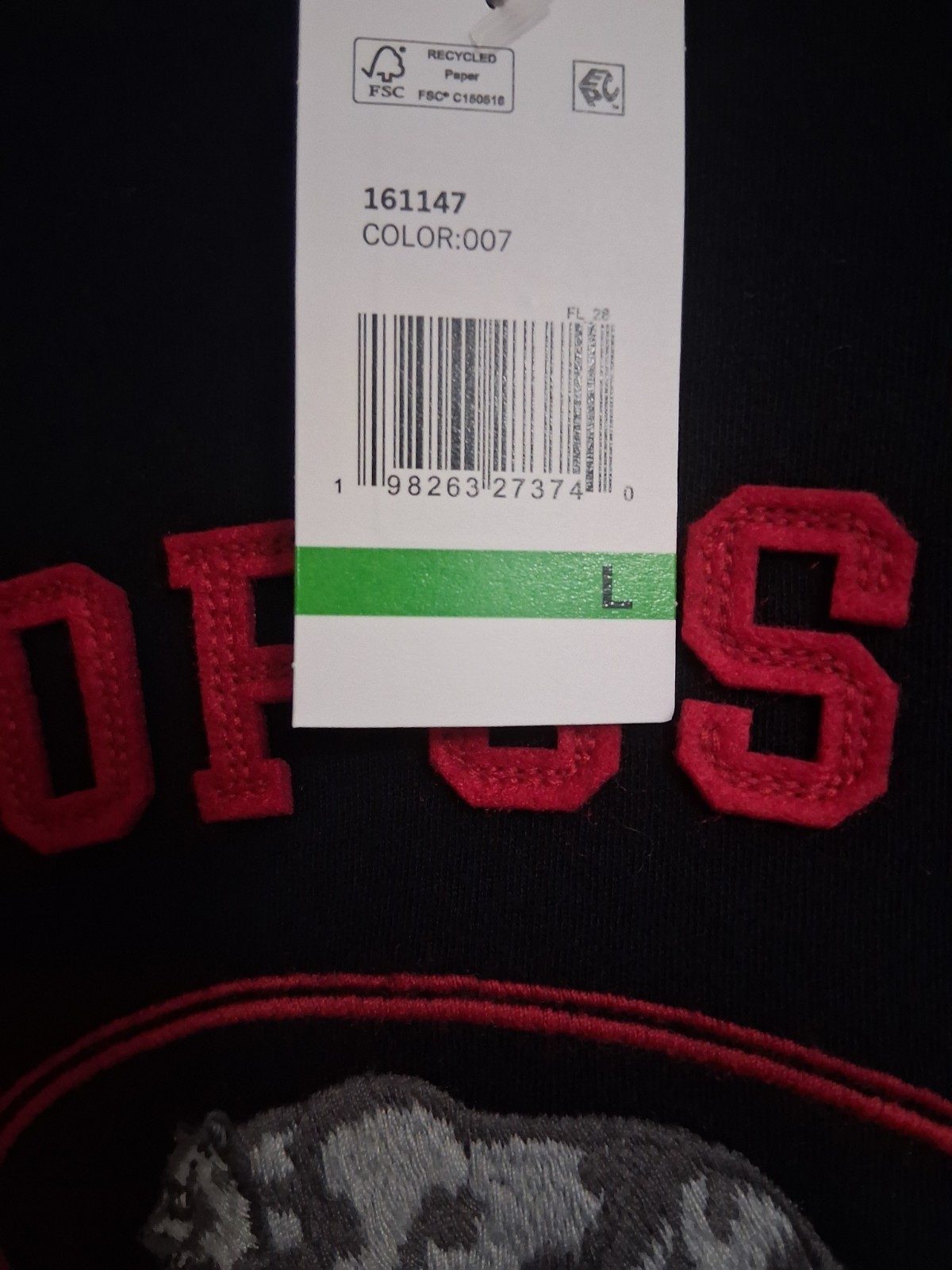 Men’s Aeropostale Nwt Black w Red Graphic Crew Neck Tshirt Size L