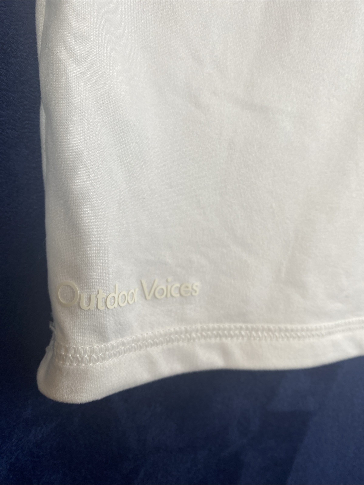 Outdoor Voices Men’s XL Soft White T Shirt Round Neck Comfort Fit
