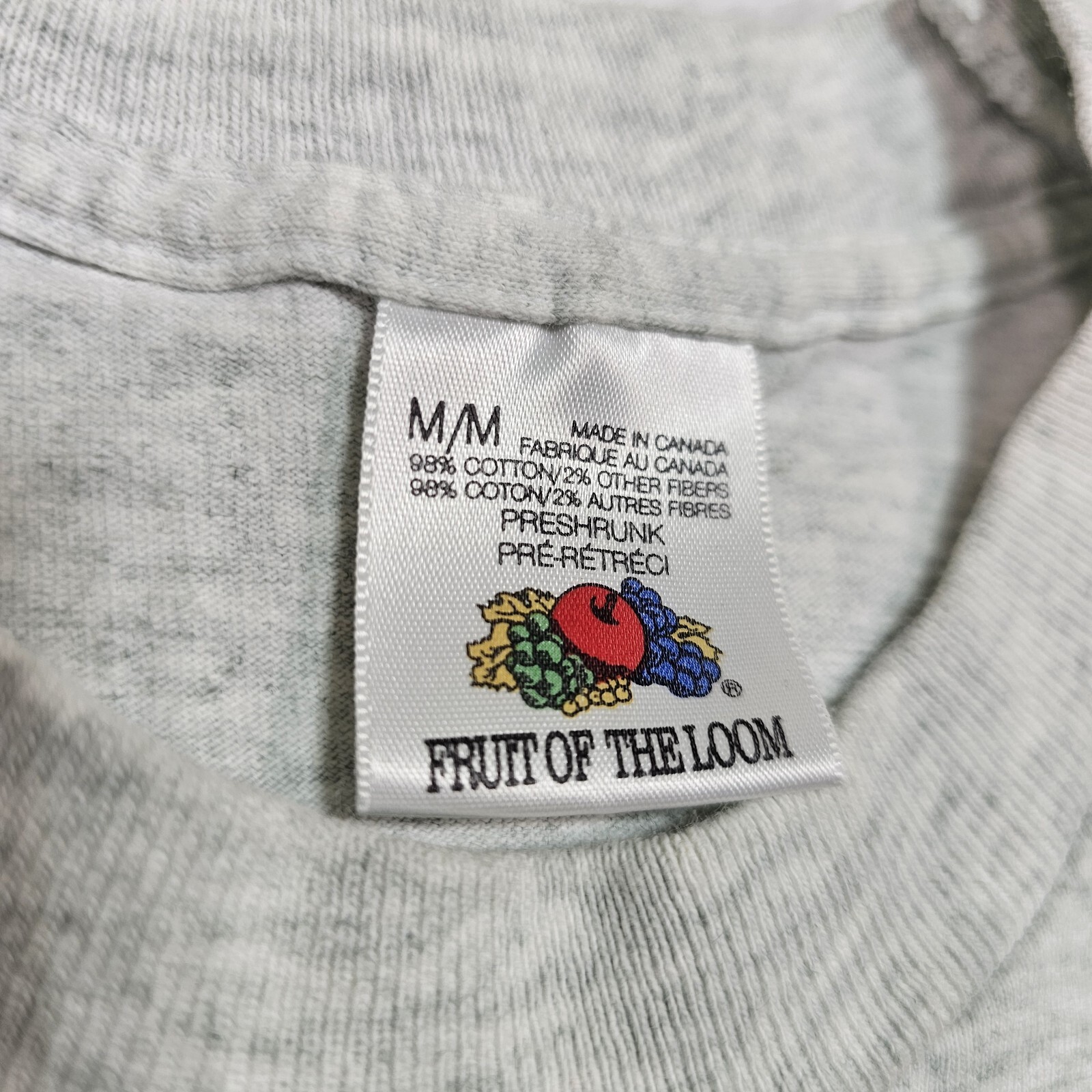 Vtg 90s Jackalope T Shirt Mens M Canada Fruit Of The Loom Single Stitch Hunting