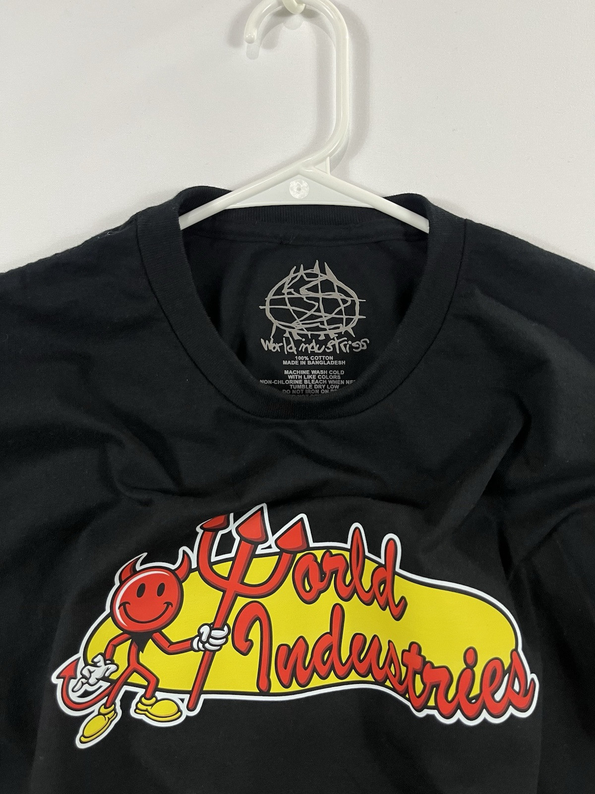 World Industries T-Shirt (Men’s Size X-Large) Retro-Logo, Vintage Skateboard 90s