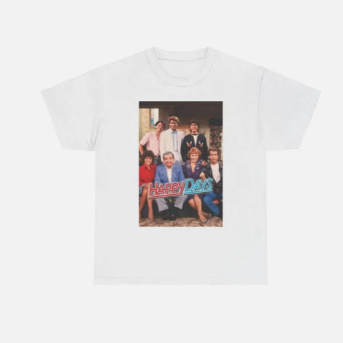 “Happy Days” Vintage Retro TV Series Unisex Heavy Cotton Graphic Tee NEW