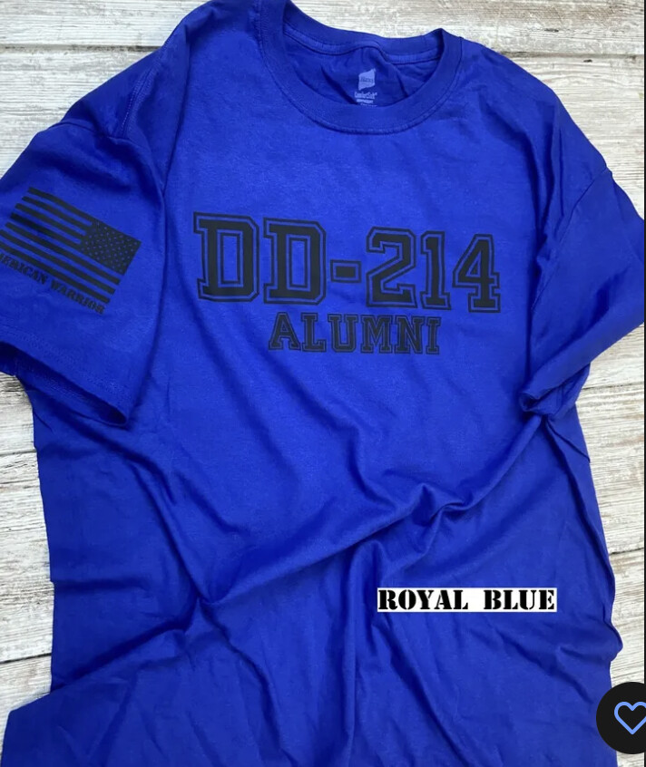DD-214 Alumni Military T-shirt. Perfect For Marines, Army, Navy, Air-force 1