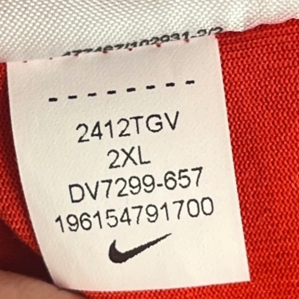 Nike Columbus Explorers Football Shirt Mens XXL Red Dri-Fit Miami FL