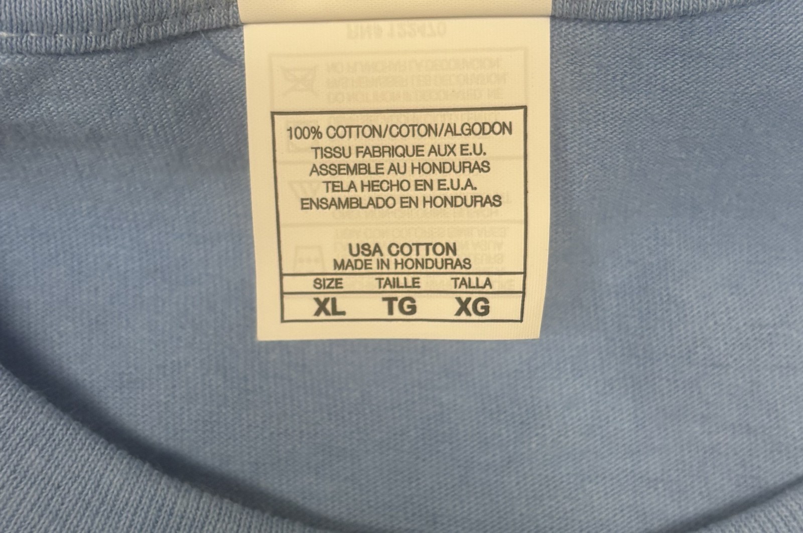 Shaka Active Wear Light Blue Short Sleeve T-shirt Plain Blank Tee X-Large New