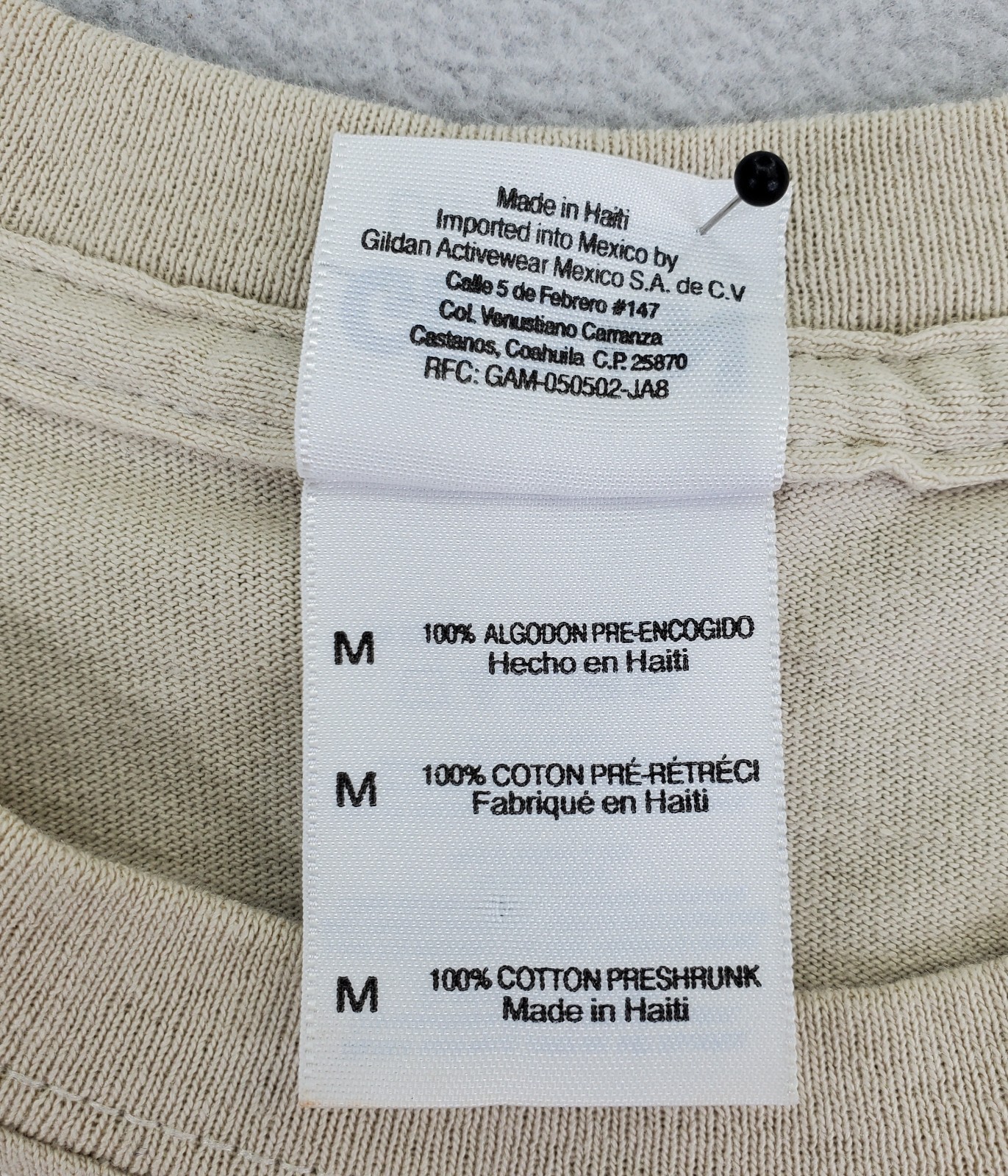 Naturally Optimistic Shirt Mens M Tan Hiking Camping Graphic Gildan Ultra EUC