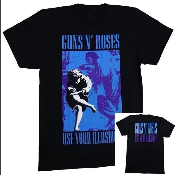 Guns N’ Roses Use Your Illusion Blue T-shirt, size S-5XL