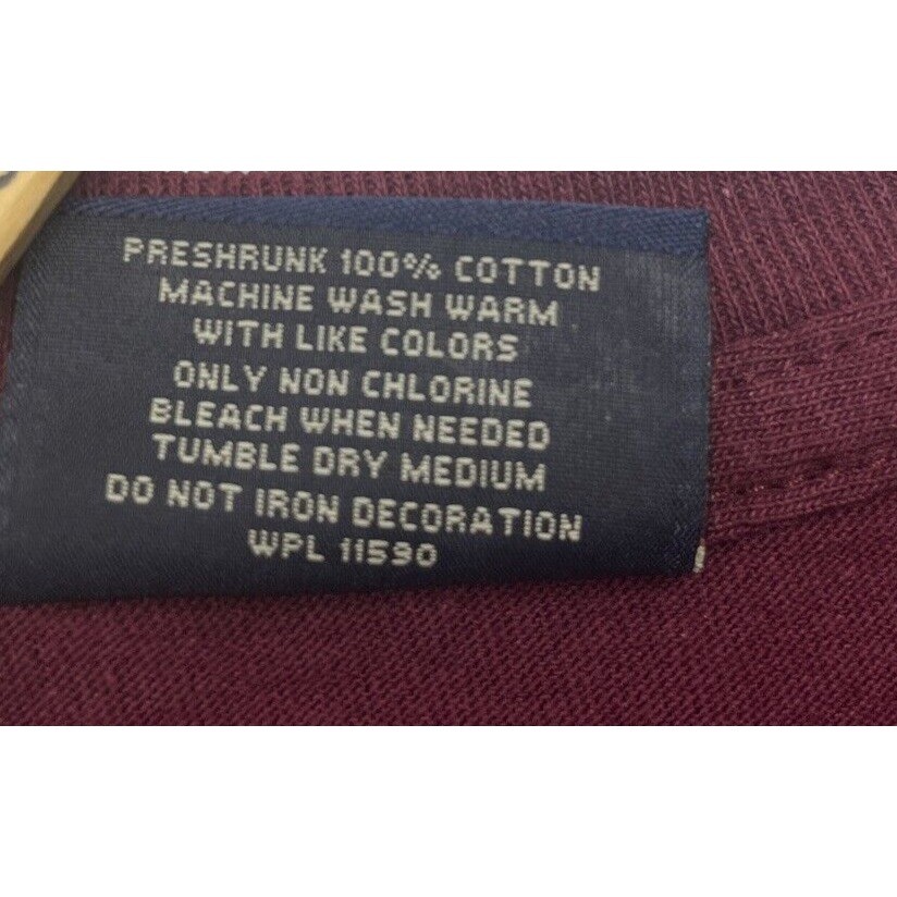 MV Sport War Horse Brewing Company T-Shirt Mens Medium Maroon Graphic Tee Cotton