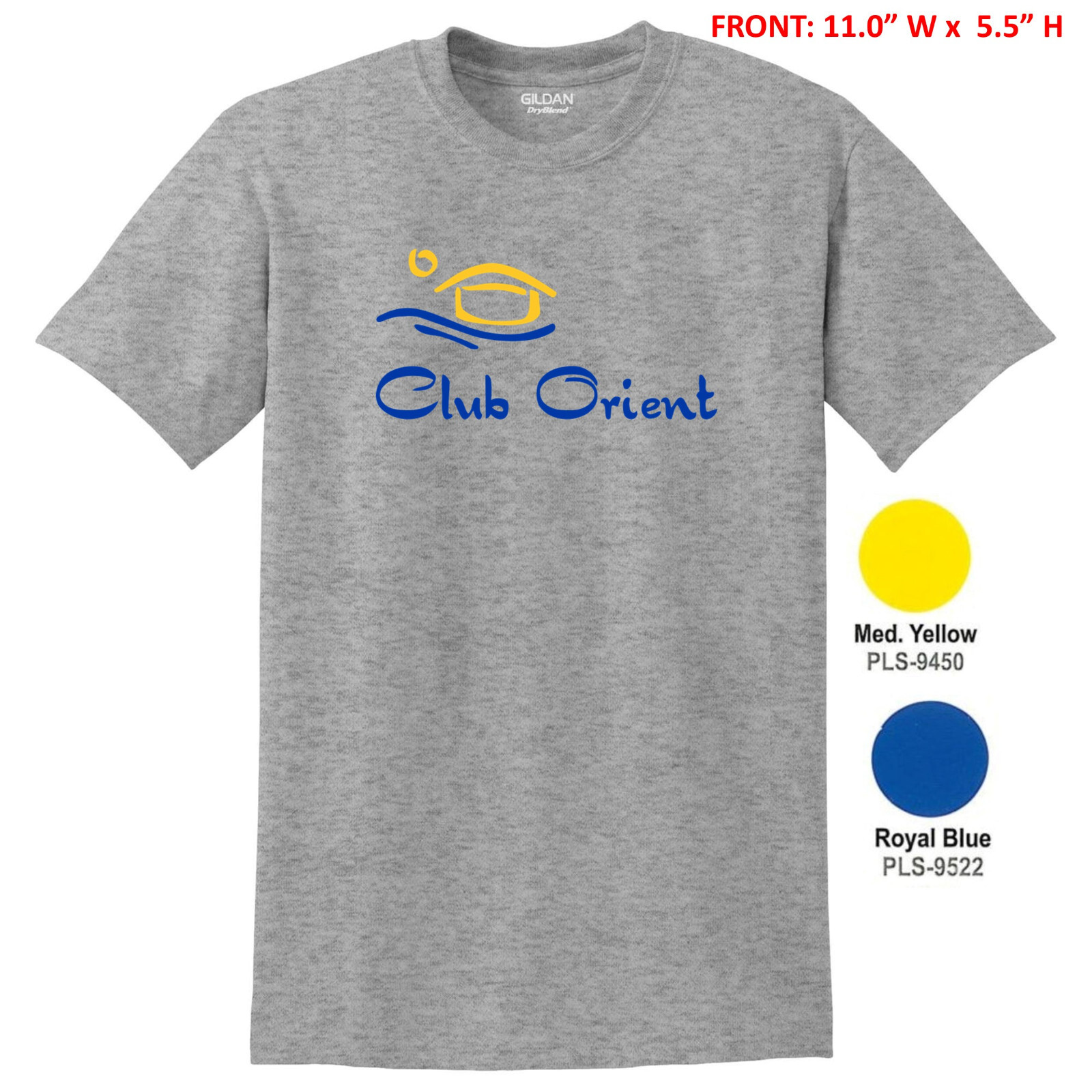 Club Orient T-shirt – Adult S-3X – Choose from 5 Shirt Color Options NEW!