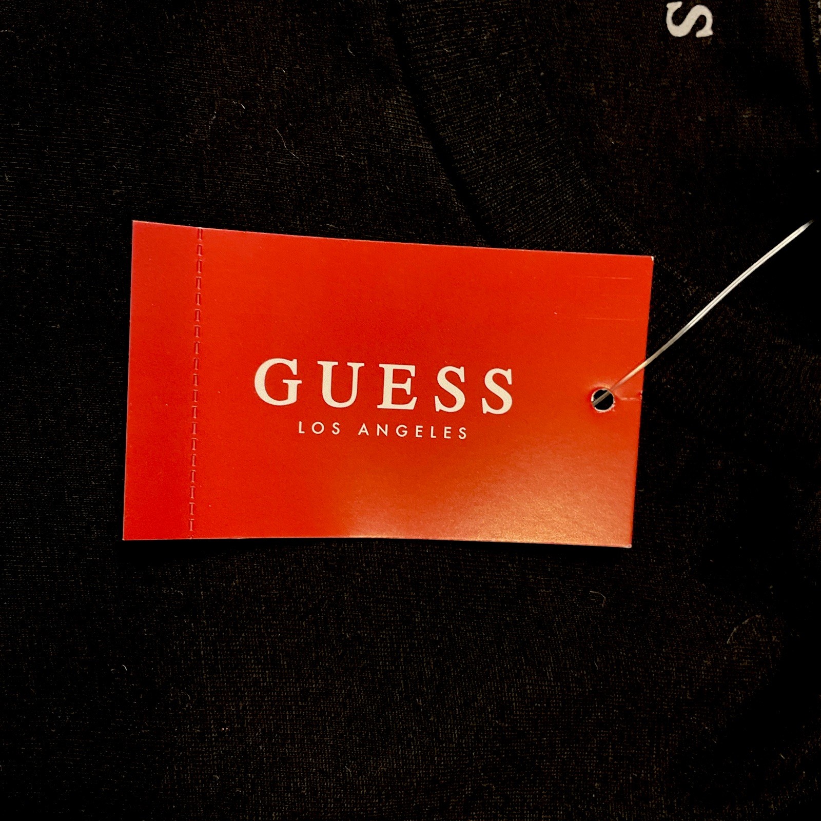 GUESS Los Angeles Men’s Short Sleeve T-Shirt Size LARGE Black 100% Cotton NEW