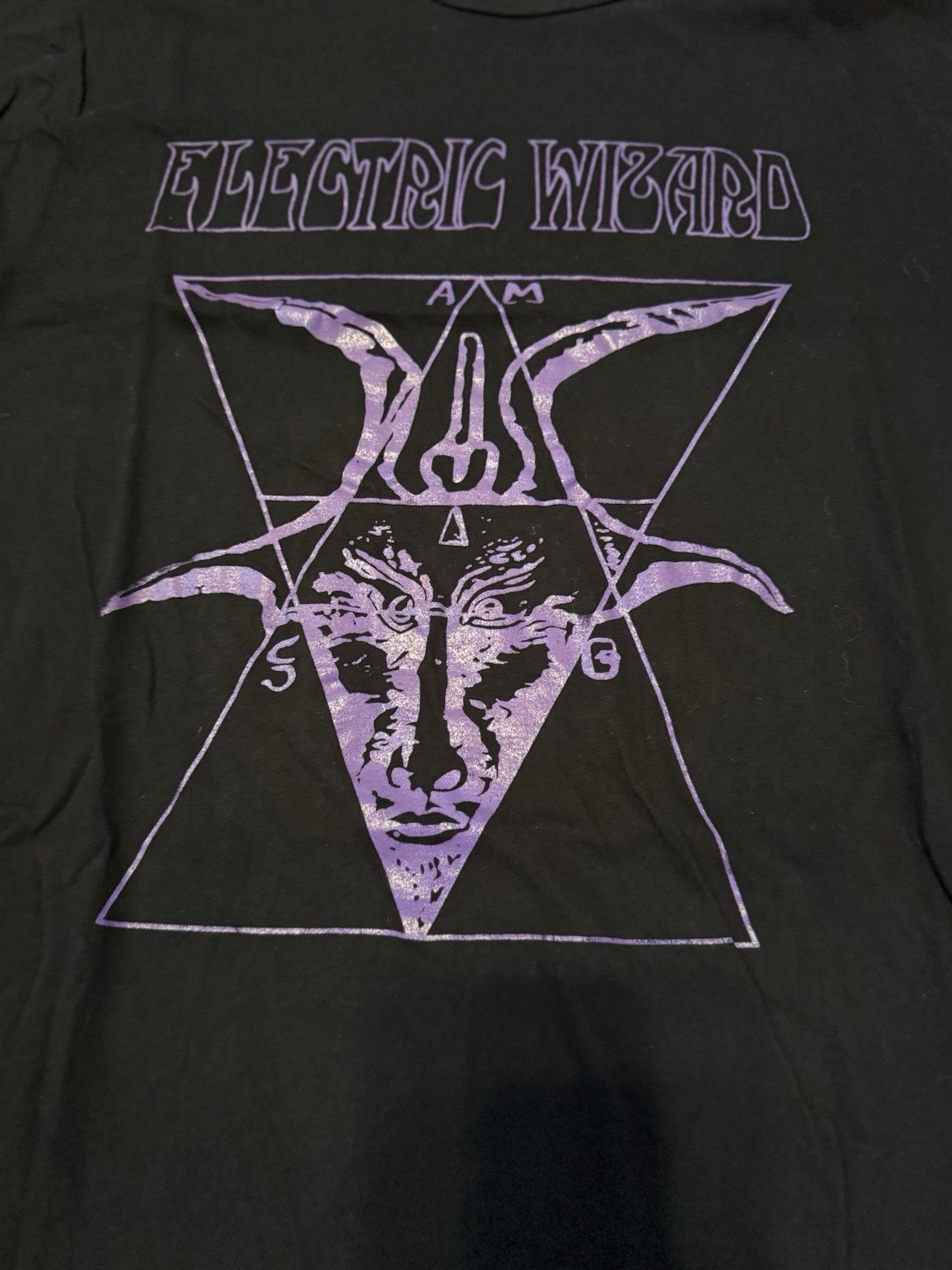 Electric Wizard – Rare Band T-Shirt – Size Large L – Pentagram Goat Graphic