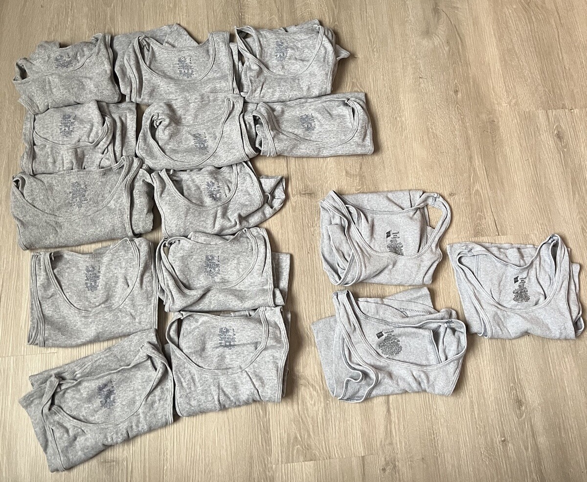 Fruit of the Loom Men’s Tank Tops And Hanes Size Small Lot Of 15