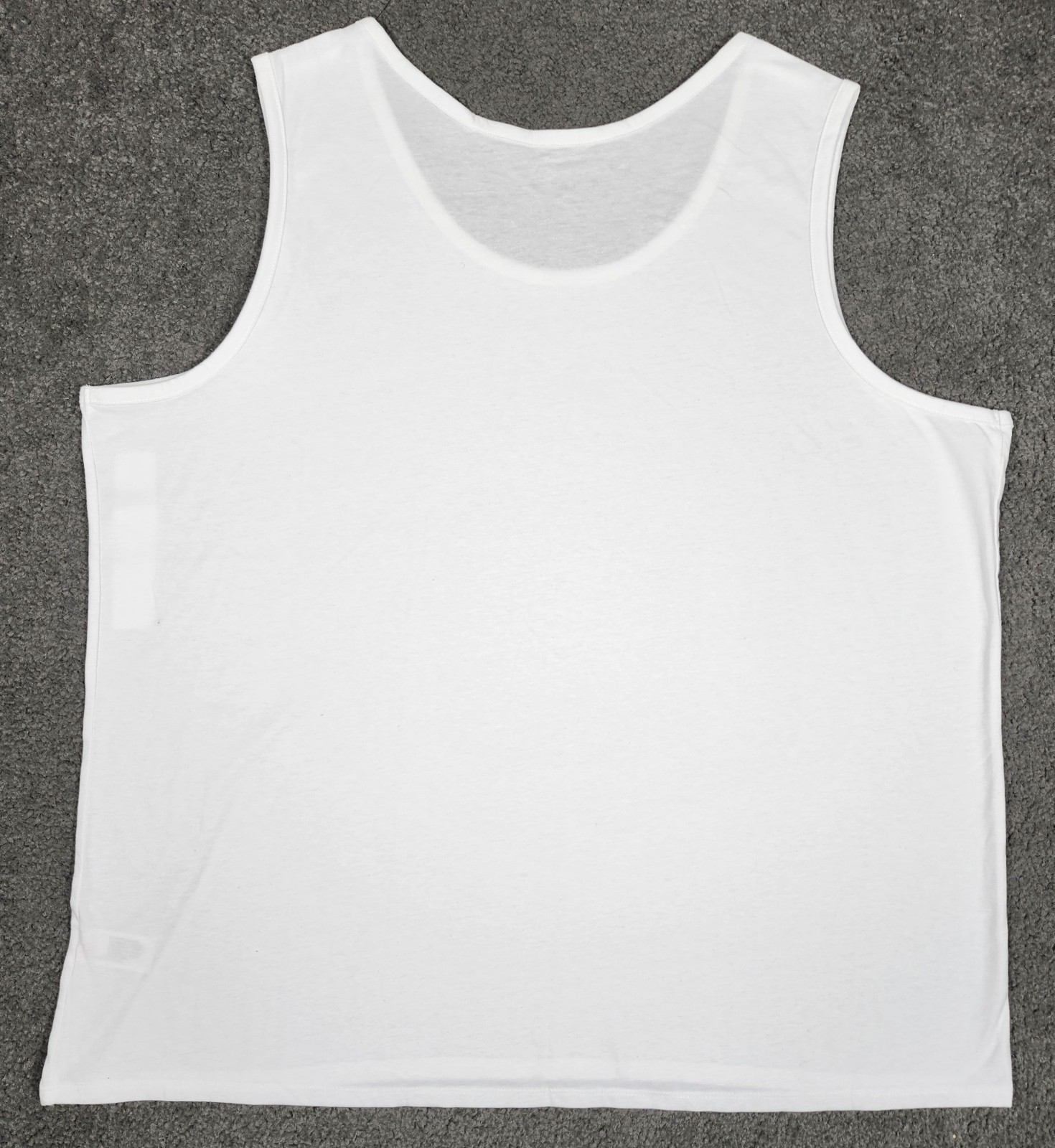 Men’s Sleeveless Tanks T Shirts XXL White 3 PACK Goodfellow Round Neck Stretch