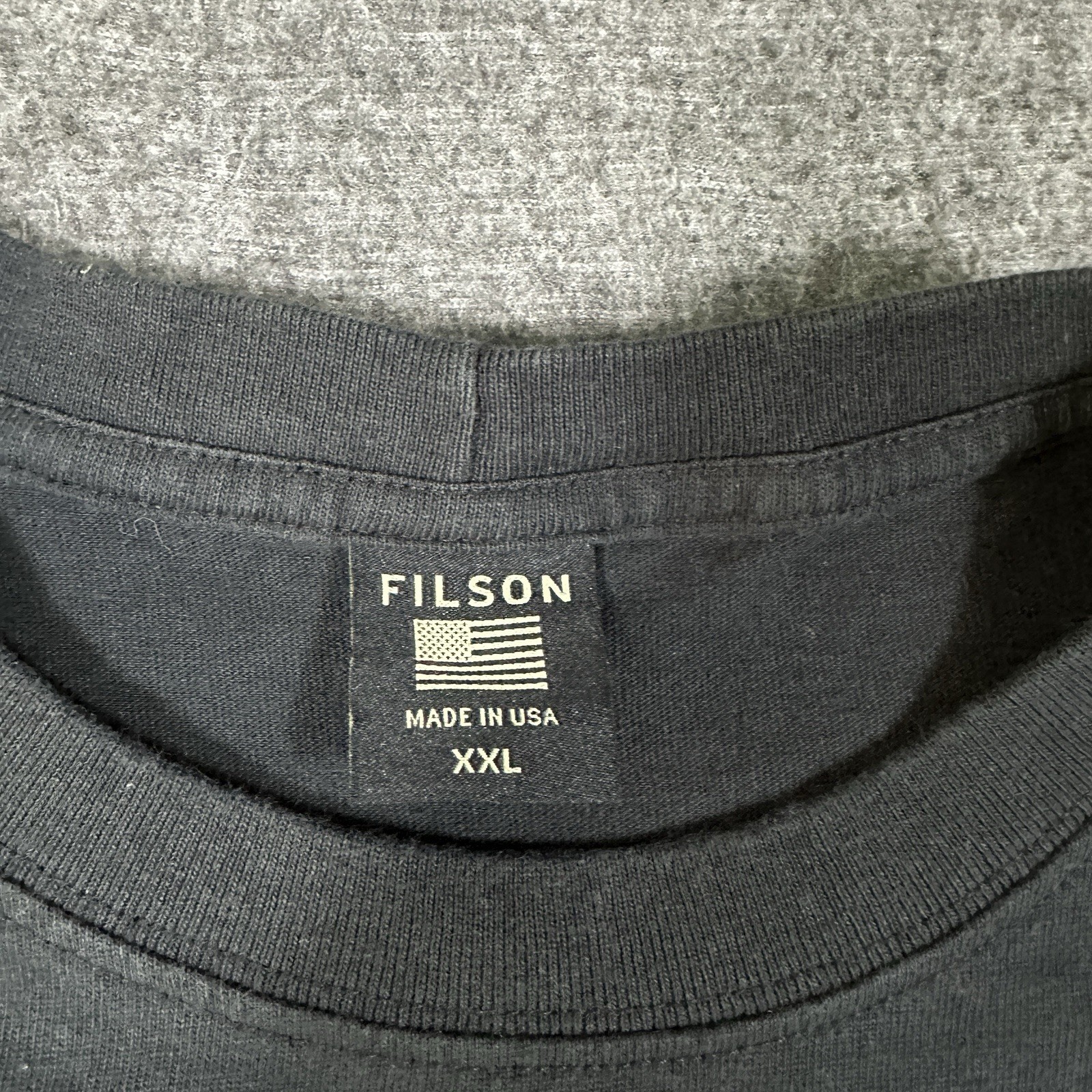 Filson Country Graphic Bear Motorcycle T-Shirt Men’s 2XL S/Sleeve Crew Neck USA