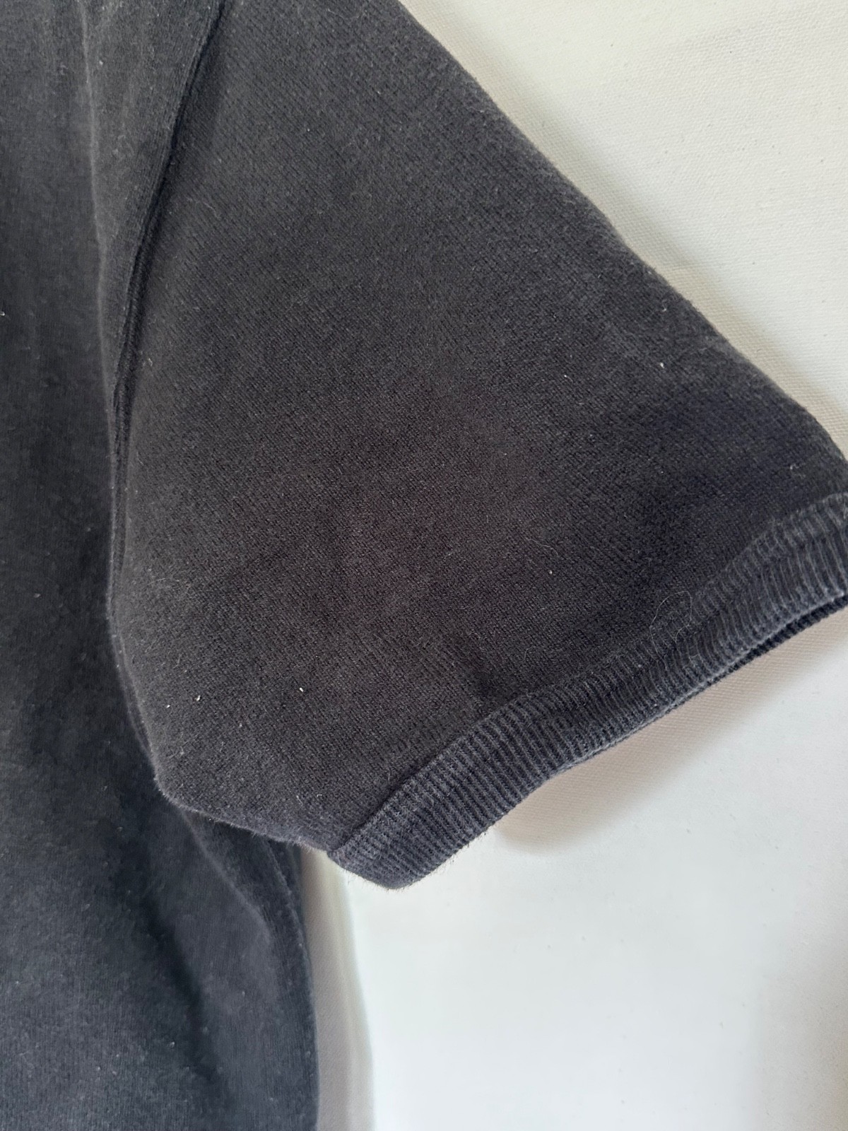 Iron Heart Heavy Weight Knit Wear Black T-Shirt – Made in Japan Size Large
