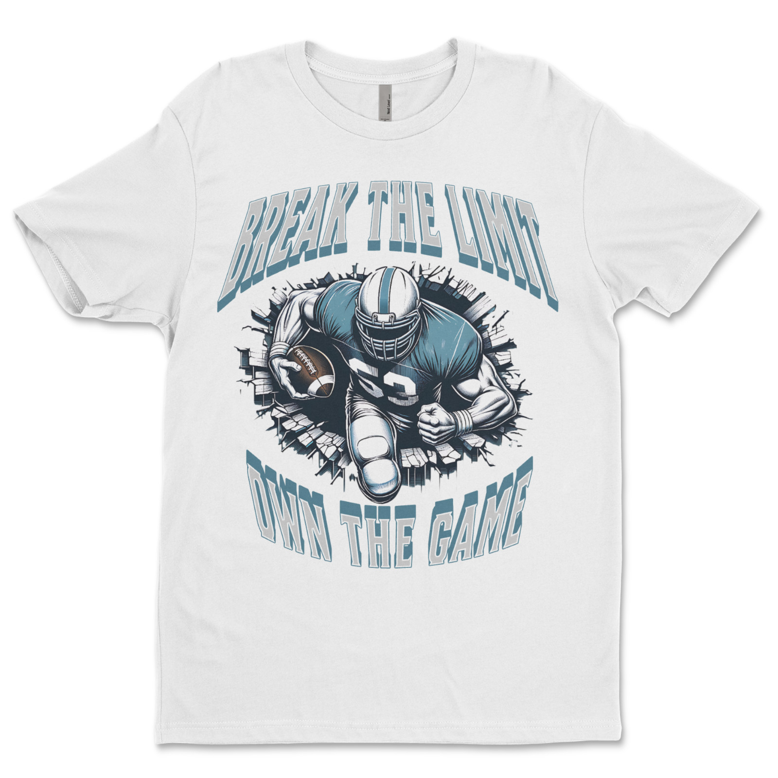 Custom T-Shirt break the limit Dtf Print On Next Level T-Shirt unisexSoft Cotton