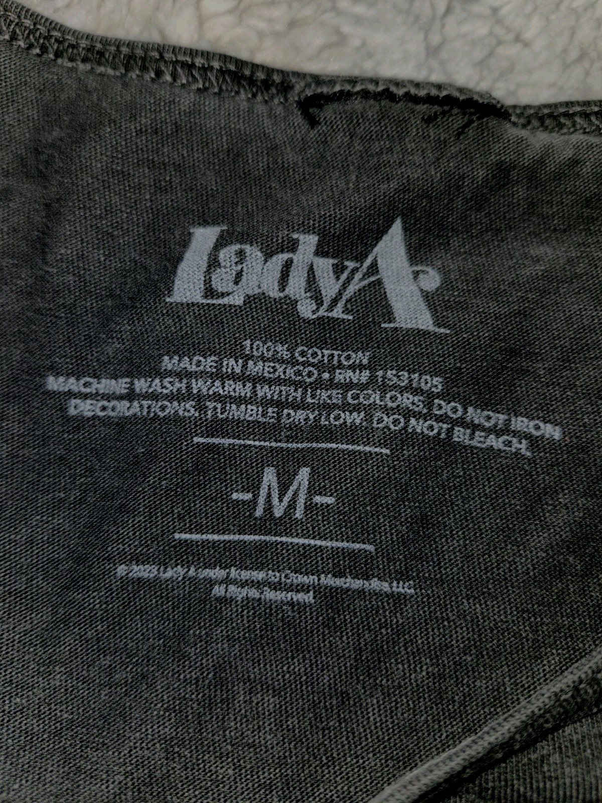 Lady A Tank Top Request Line Tour Merch Overstock Adult Medium Screen Print
