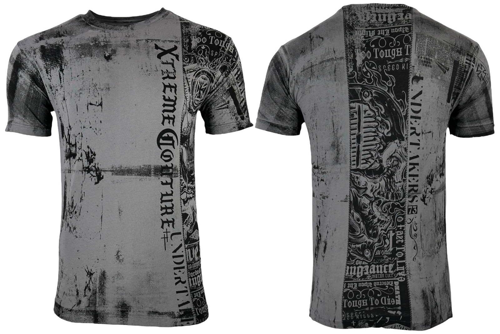Xtreme Couture by Affliction Men’s T-Shirt Crew Biker Skull Tattoo S-5XL