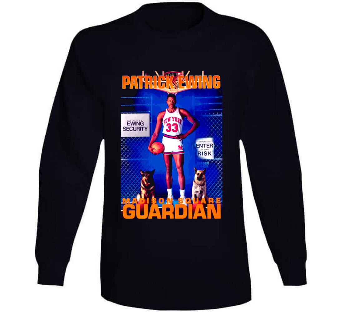 Retro 1980s Patrick Ewing Madison Square Guardian T Shirt