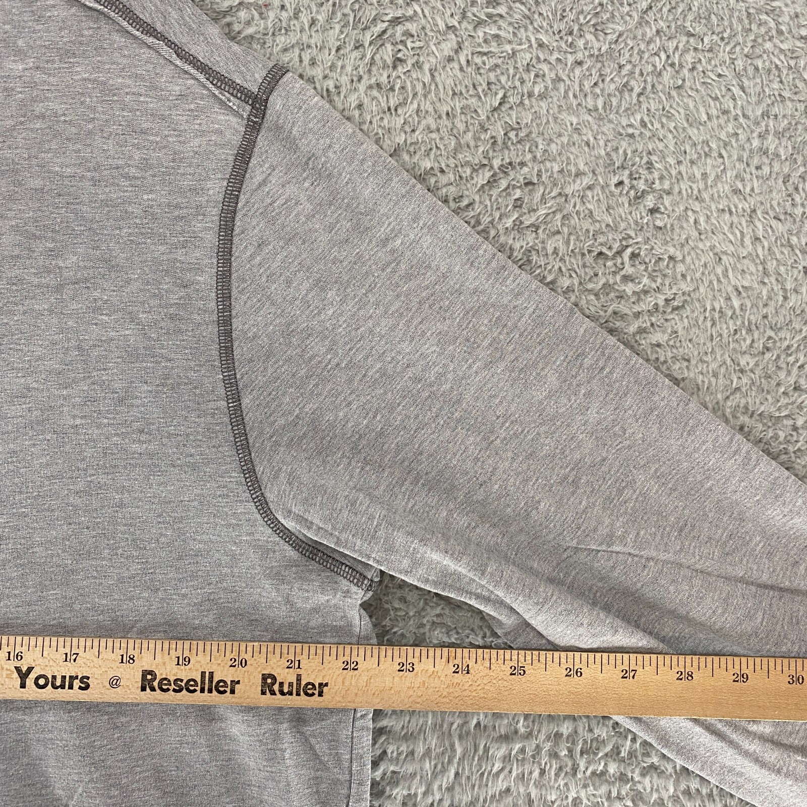 Coolibar Long Sleeve Shirt Mens Large Bamboo UPF 50 Gray Stretch Everyday