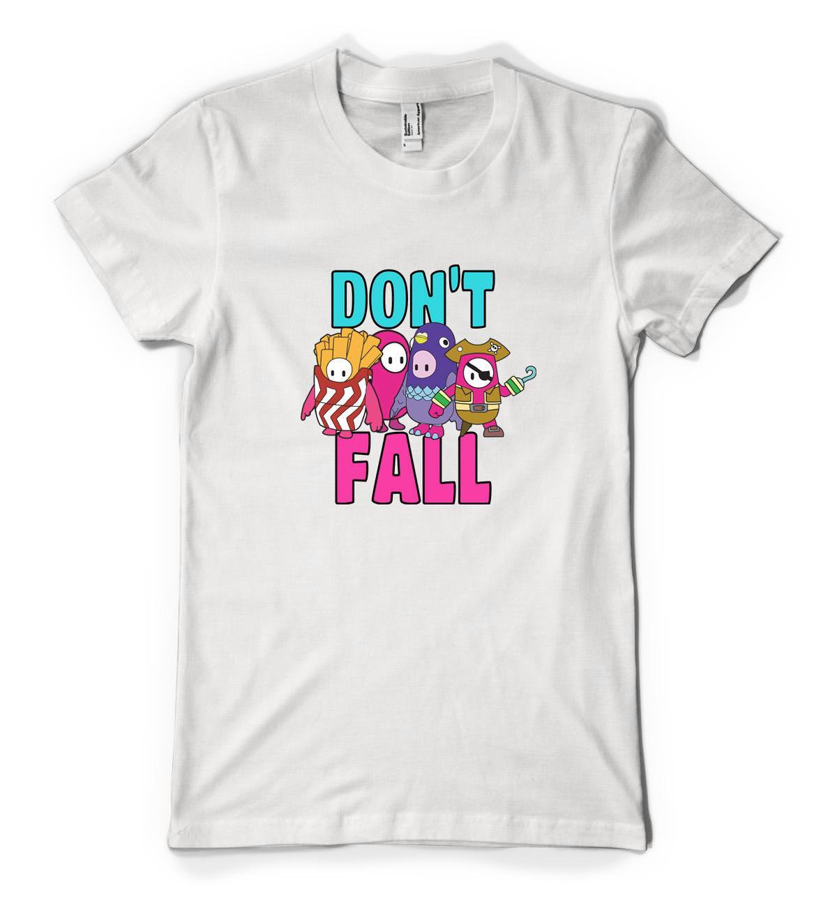 Don’t Fall Fallen Guys Gaming Personalised Unisex Adult T Shirt